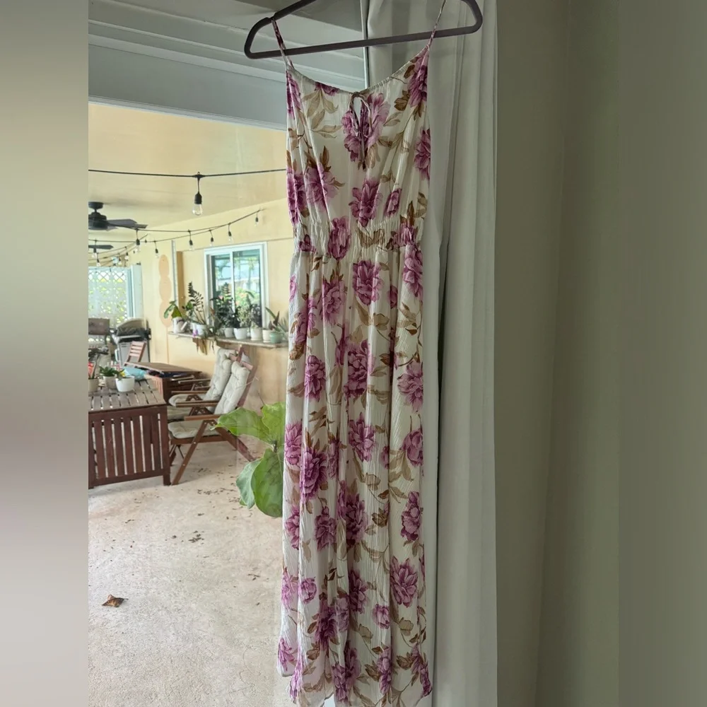 Abercrombie floral maxi dress